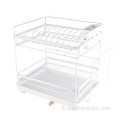 Scaffale in acciaio inossidabile da cucina resistente